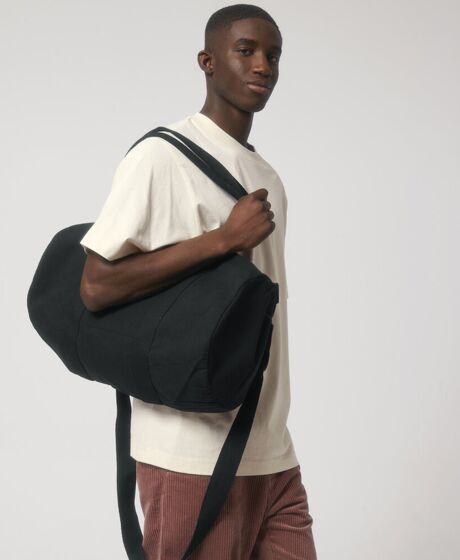 Duffle bag with canvas fabric (STAU892) Thumbnail