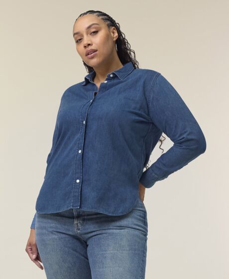 Stella denim shirt (STWW970) Thumbnail