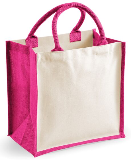 Westford Mill Printers Midi Jute Tote Bag Thumbnail