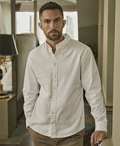 Tee Jays Perfect Long Sleeve Oxford Shirt Thumbnail