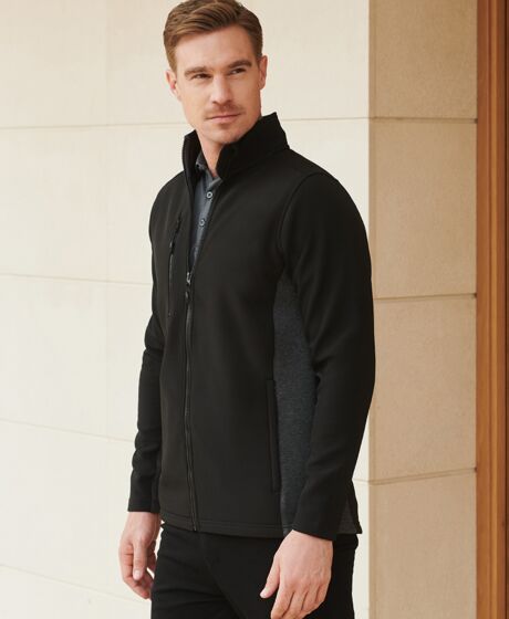 Henbury Unisex Contrast Soft Shell Jacket Thumbnail