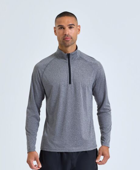 Men's TriDri® long sleeve performance ¼ zip top Thumbnail