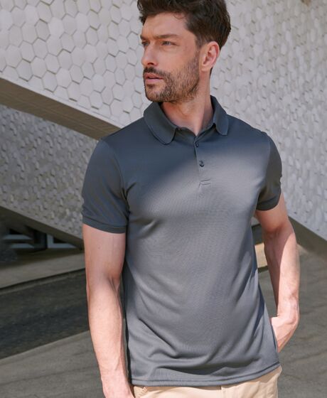 Henbury Recycled Polyester Piqué Polo Shirt Thumbnail