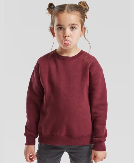 Fruit of the Loom Kids Premium Drop Shoulder Sweatshirt Thumbnail