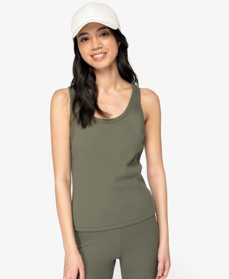 Native Spirit Ladies Ribbed Tank Top Thumbnail