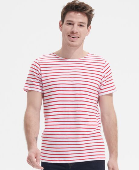 SOL'S Miles Striped T-Shirt Thumbnail